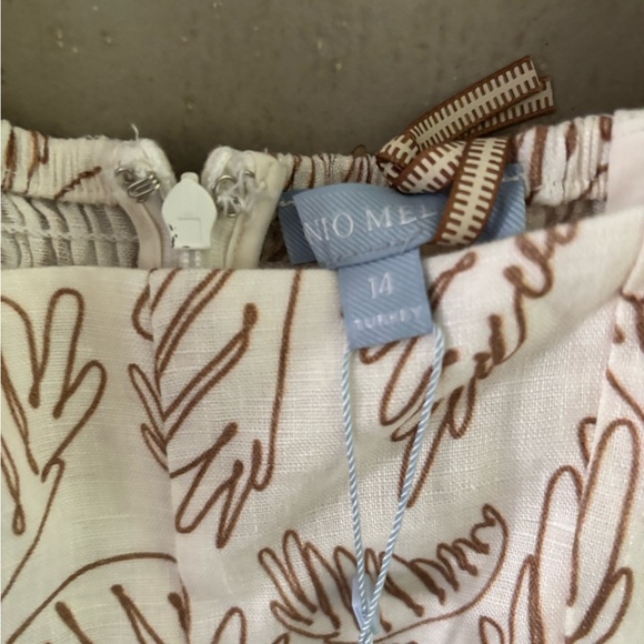 ANTONIO MELANI cream and tan Print Mini Dress - Picture 6 of 12